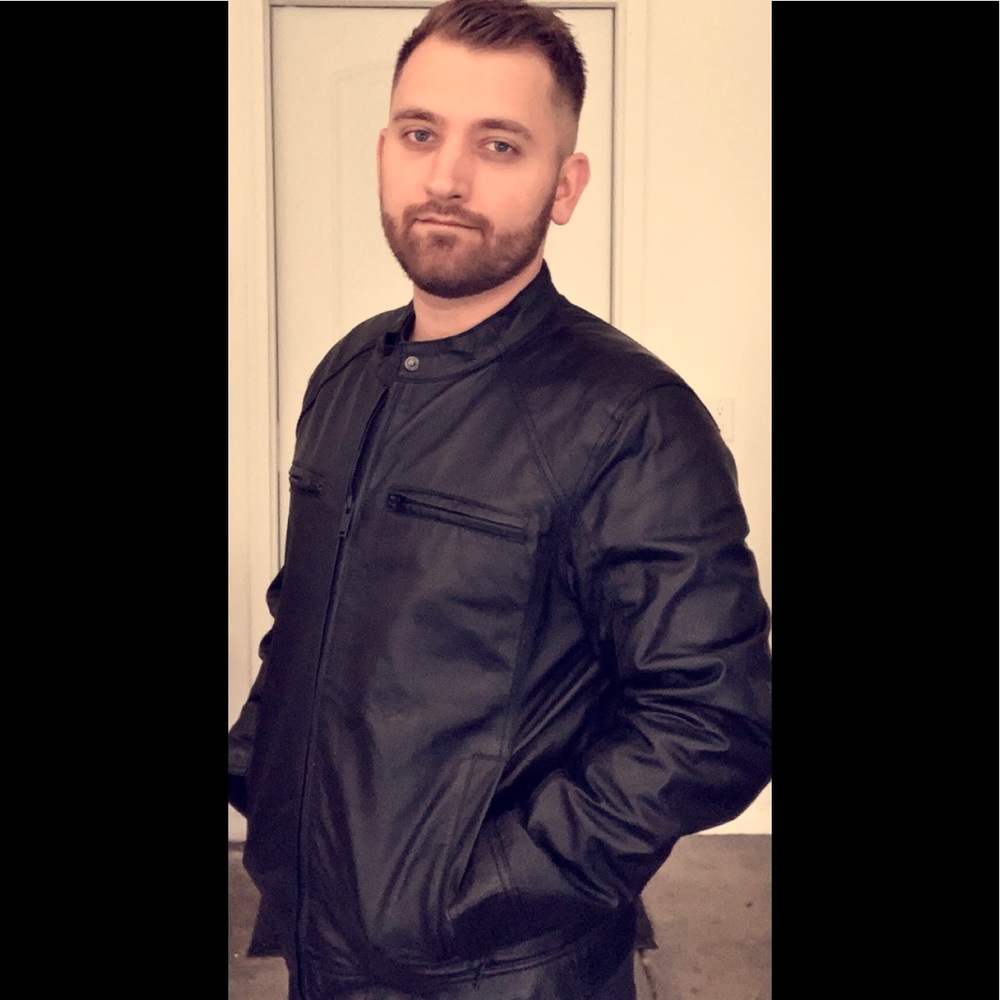 Men’s Guess Leather Jacket